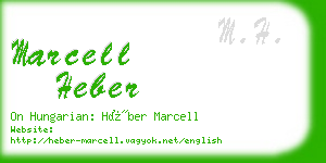 marcell heber business card